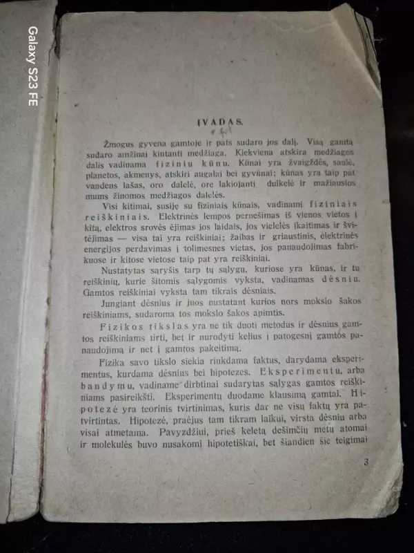 FIZIKA I-II MECHANIKA, GARSAS, ŠILUMA - PRO. DR. BARŠAUSKAS, knyga 3