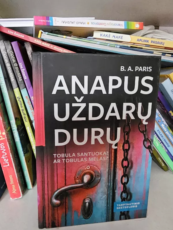 Anapus uždarų durų - B. A. Paris, knyga 2