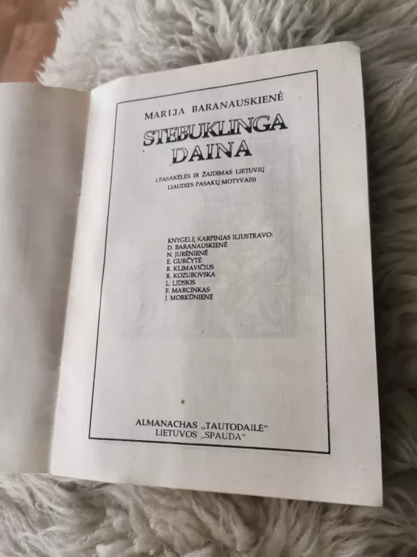 Stebuklinga daina ir popieriaus karpiniai - Marija Baranauskienė, knyga 4