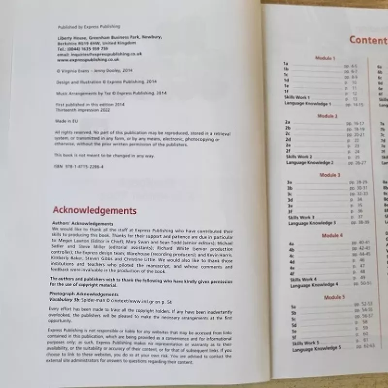 On Screen B2+ - Workbook & Grammar Book - Virginia Evans, Jenny  Dooley, knyga 3