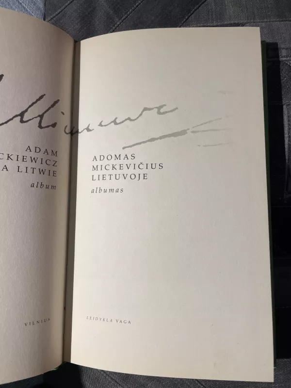 Adomas Mickevičius Lietuvoje: albumas - Jonas Riškus, knyga 3