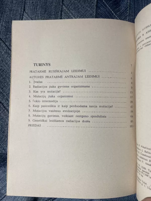 Genetika atomo amžiuje - Charlotte Auerbach, knyga 6