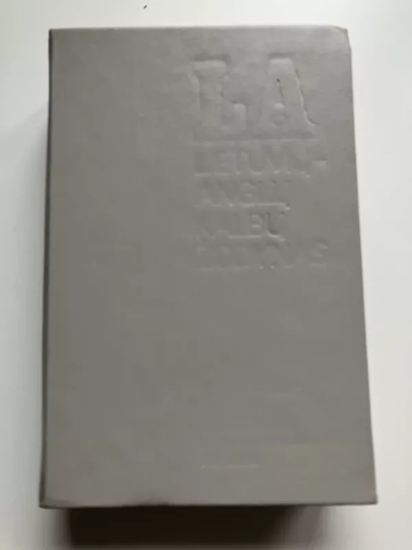 Lietuvių anglų kalbų žodynas - Bronius Piesarskas, Bronius Svecevičius, knyga 3