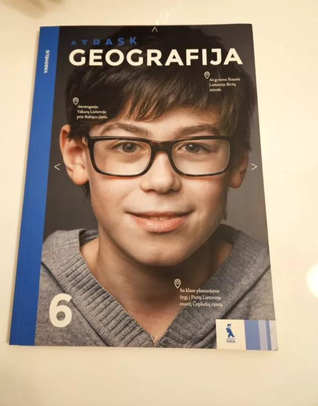 Geografija. 6 klasė. Vadovėlis. Serija Atrask - Genovaitė Kynė, Valerijus  Kirilovas, Inga  Mikulienė, Sigutė  Žiūrienė, knyga 2