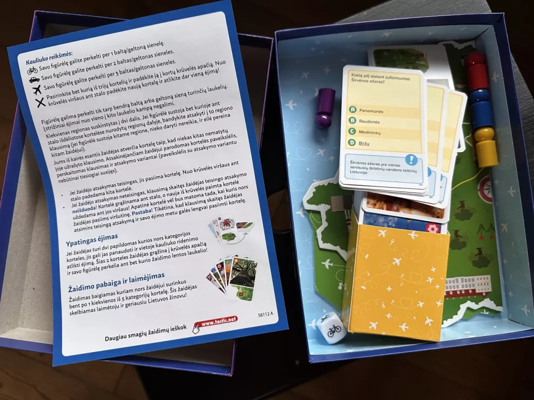 Aš myliu Lietuvą - , stalo žaidimas 3