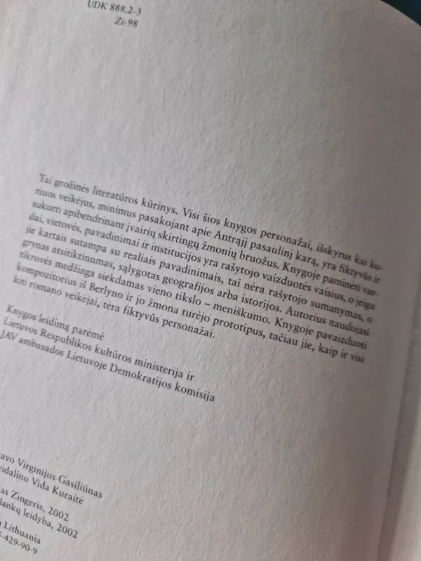 Grojimas dviese - Markas Zingeris, knyga 4