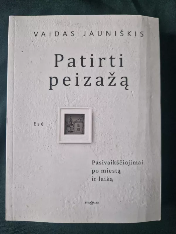 Patirti peizažą - Vaidas Jauniškis, knyga 2