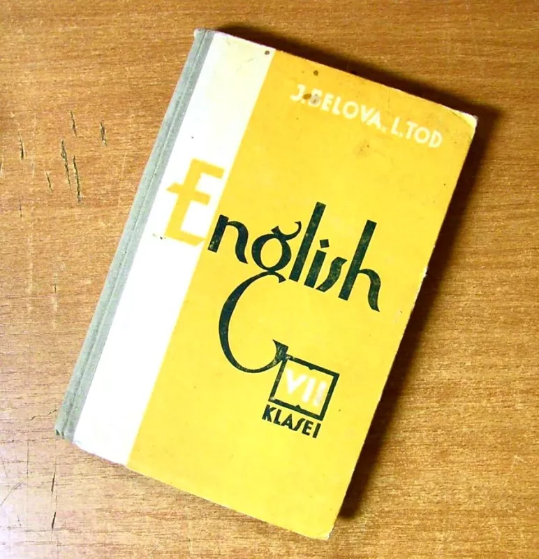 English VII klasei - J. Belova, L.  Tod, knyga 2