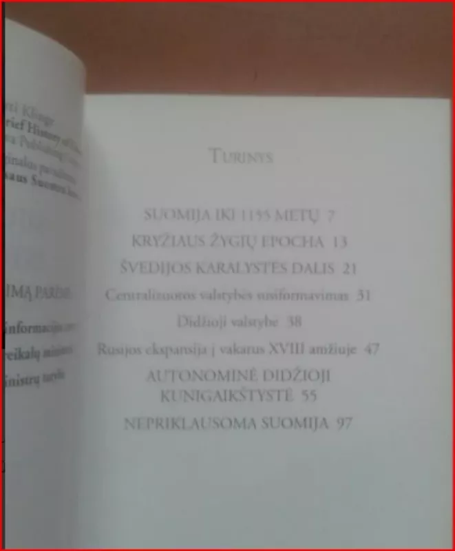 Suomijos istorijos apžvalga - Matti Klinge, knyga 4