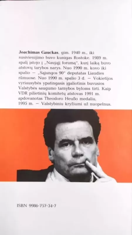 Štazi bylos. Kraupus VDR palikimas - Joachim Gauck, knyga 3