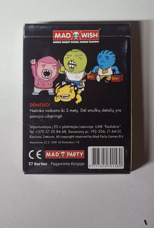 Mad Wish (Tiesa ar Drąsa) - , stalo žaidimas