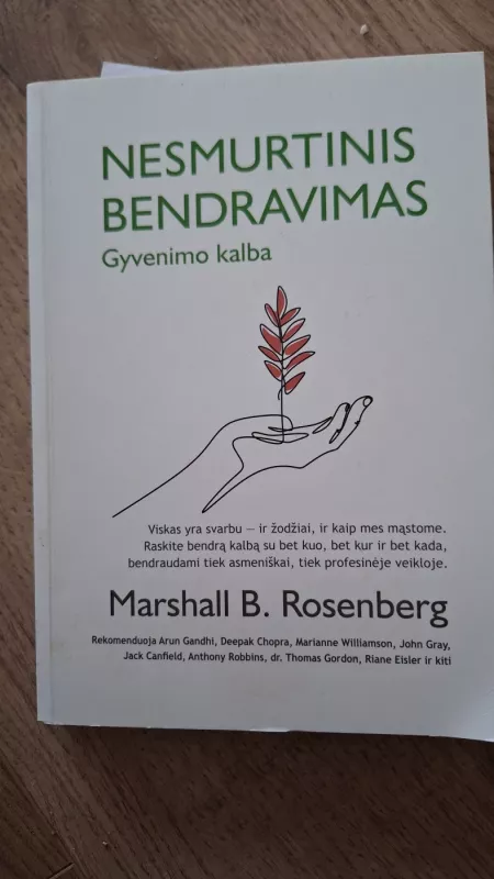 Nesmurtinis bendravimas: gyvenimo kalba - Marshall B. Rosenberg, knyga 2
