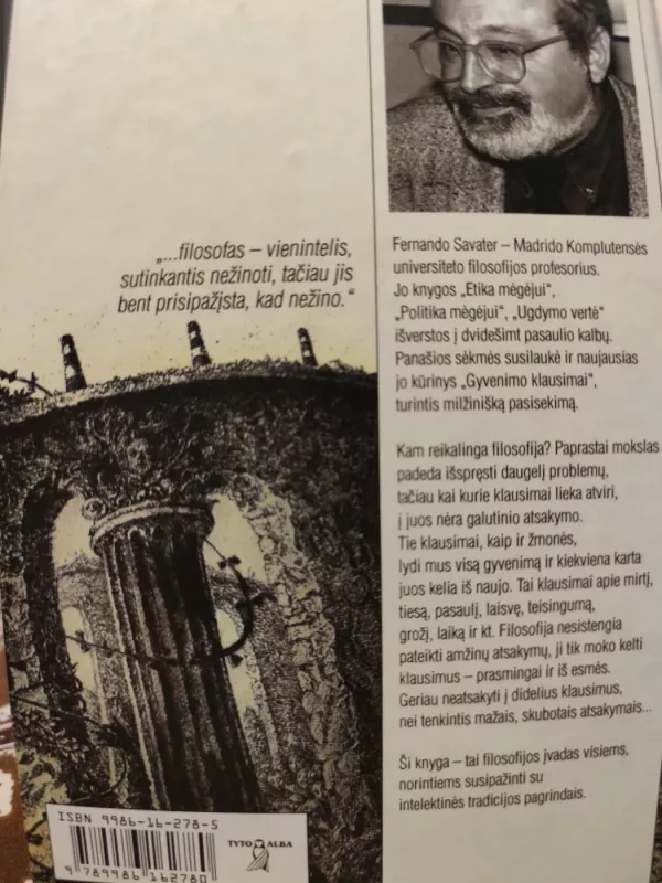 Gyvenimo klausimai - Fernando Savater, knyga 3