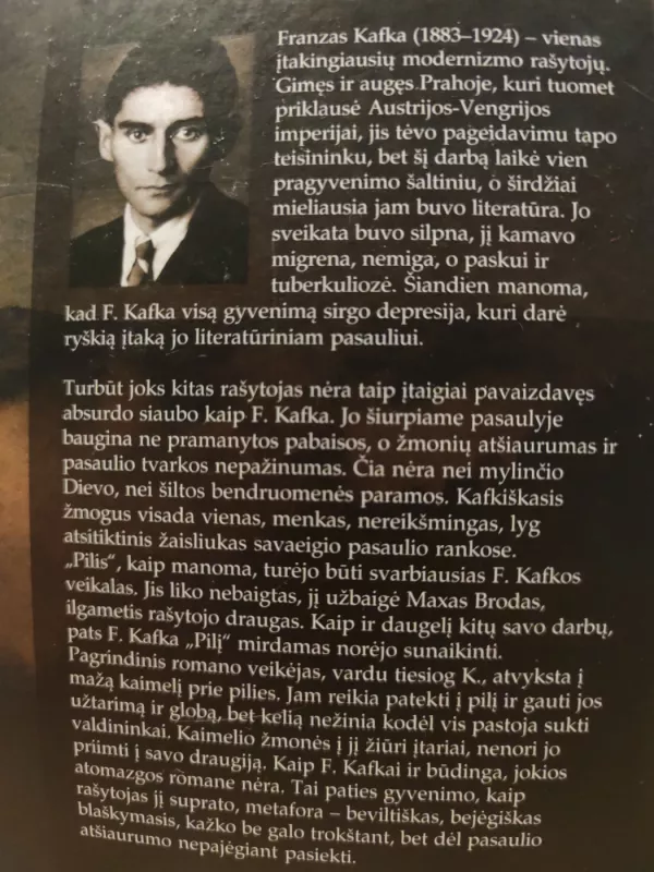 Pilis - Franz Kafka, knyga 3
