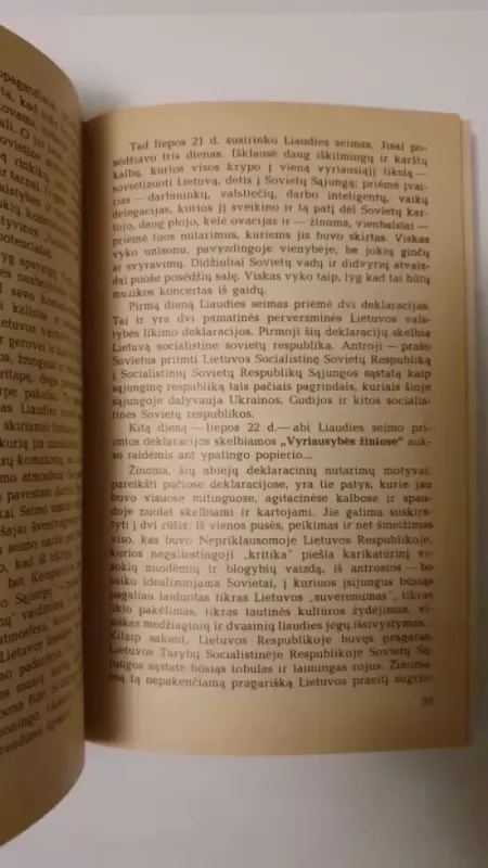 Lietuvos sovietizacija 1940–1941 - Mykolas Rėmeris, knyga 3