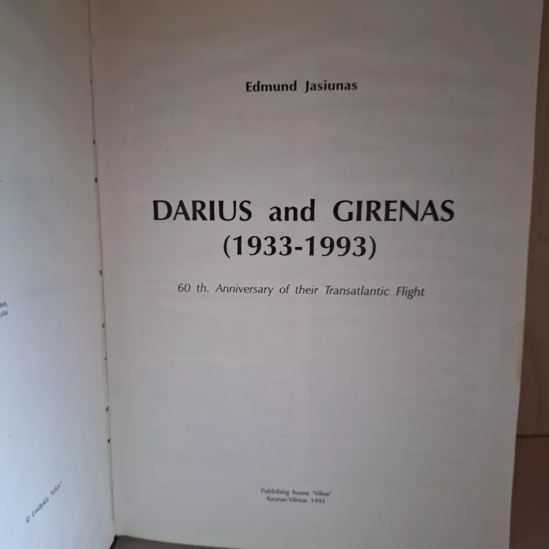 Darius ir Girėnas 1933-1993 - Edmundas Jasiūnas, knyga 3