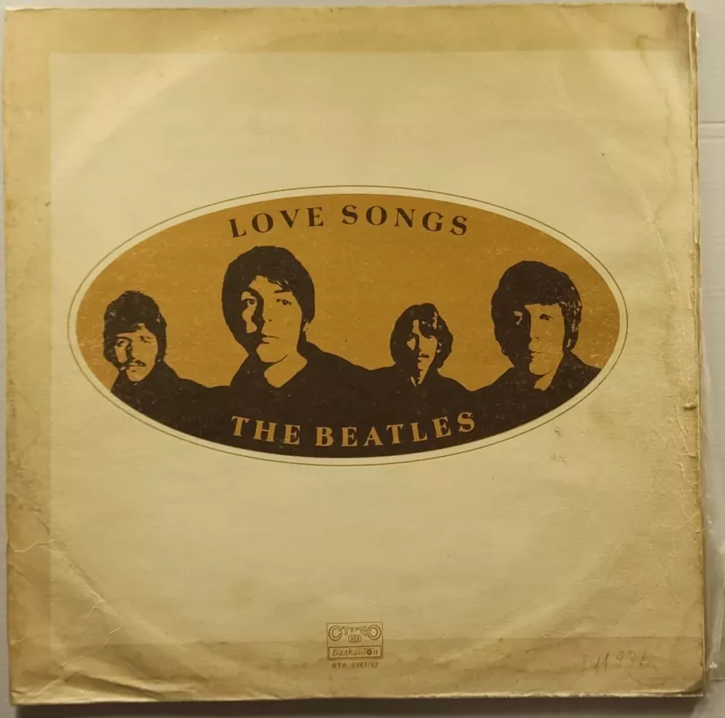 The Beatles Love songs - The Beatles, plokštelė 2