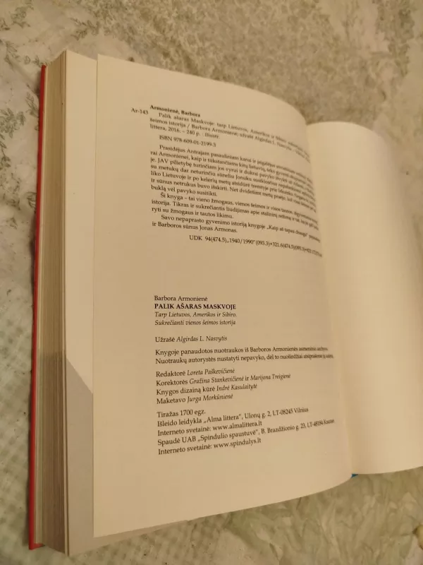 Palik ašaras Maskvoje - B. Armonienė, A. L.  Nasvytis, knyga 5