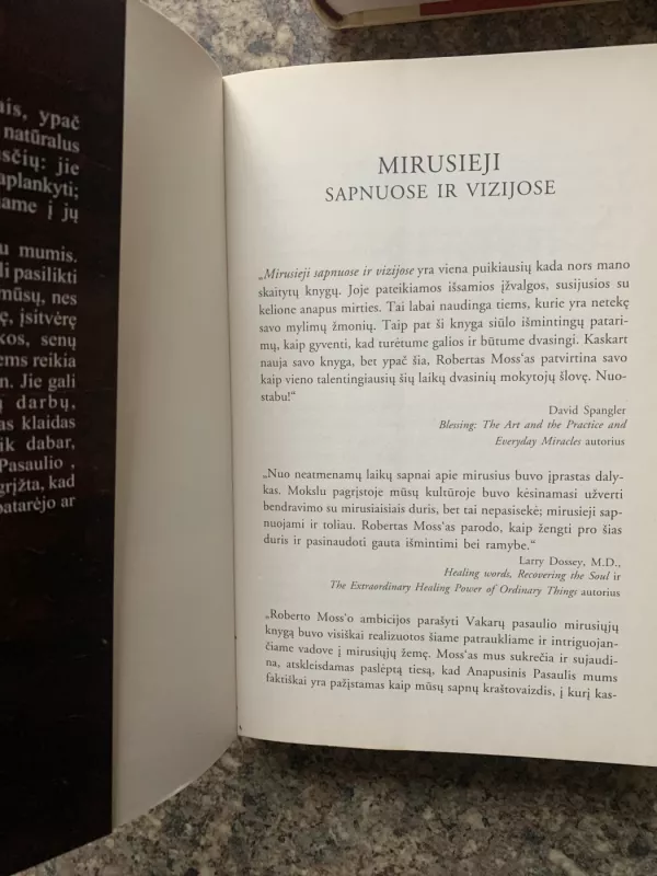 Mirusieji sapnuose ir vizijose - Robert Moss, knyga 4