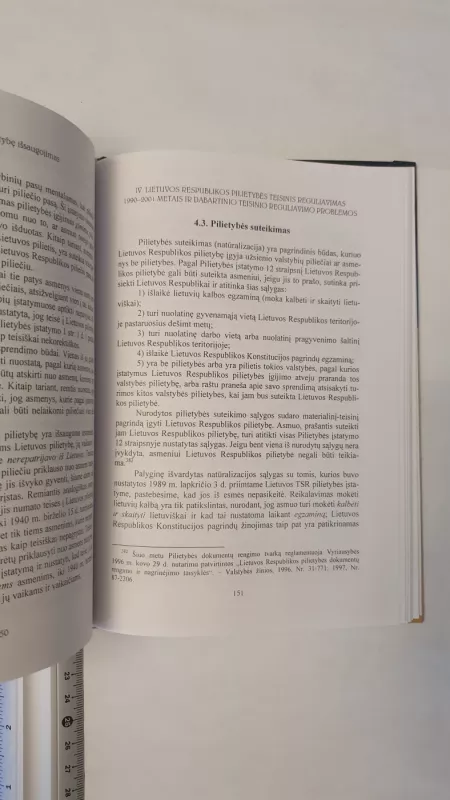 Lietuvos respublikos pilietybes 1918 - 2001 metais - Vytautas Sinkevičius, knyga 3