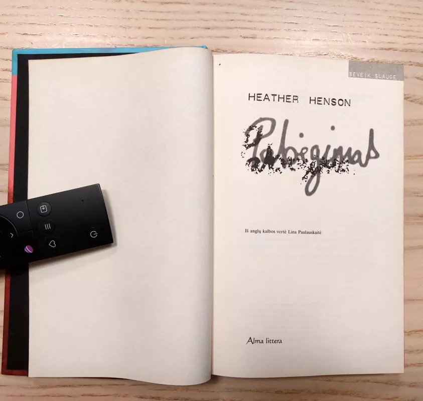 Pabėgimas - Heather Henson, knyga 3