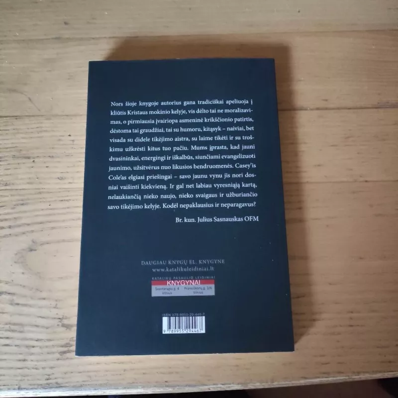 Paleisk: septynios kliūtys Kristaus mokinio kelyje - Casey Cole, knyga 3