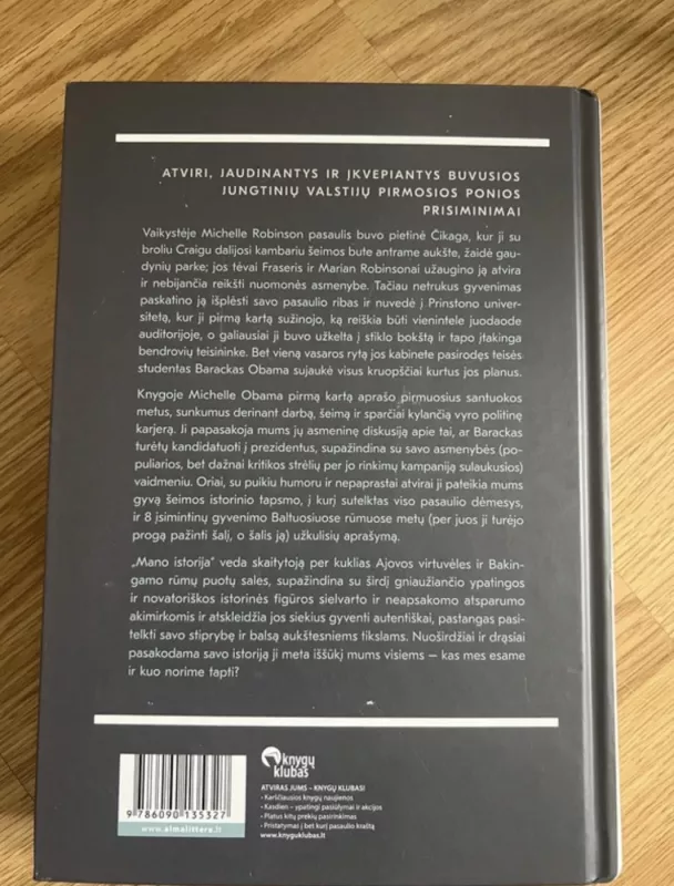 Mano istorija - Michelle Obama, knyga 3