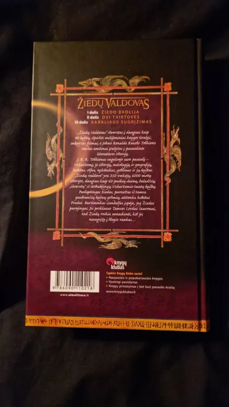 Žiedų Valdovas. Žiedo Brolija. Pirma dalis - J. R. R. Tolkien, knyga 3