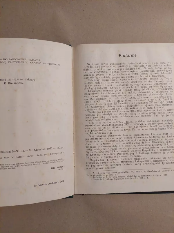 Užnemunės piliakalniai I-XIII amžiuje - Pranas Kulikauskas, knyga 3