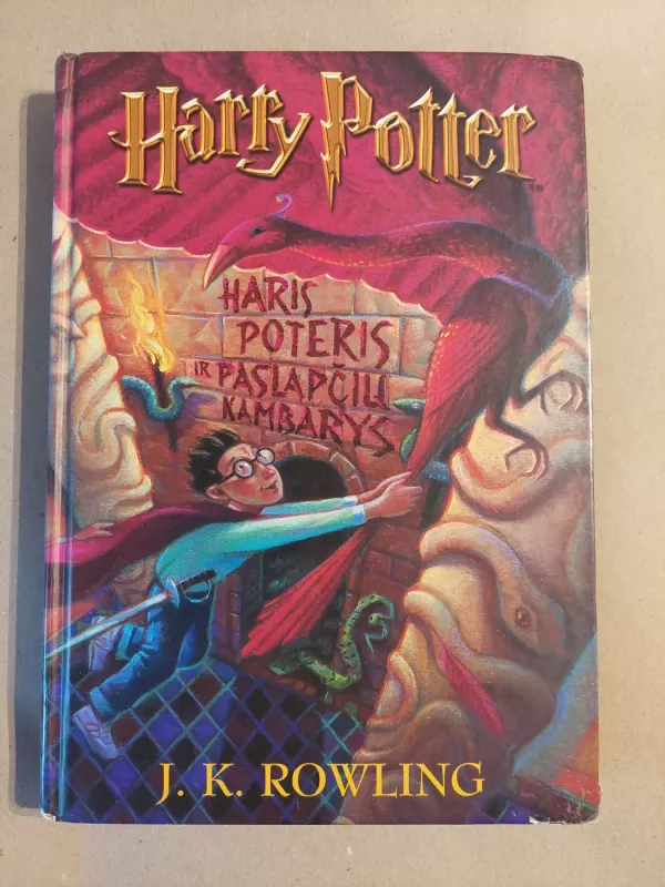 Haris Poteris ir paslapčių kambarys - Rowling J. K., knyga 2