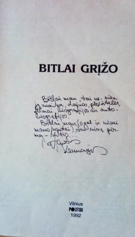 Bitlai grįžo - D. Kaminskas, knyga 6