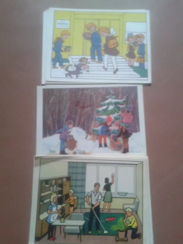 Kortelės rišliajai kalbai ugdyti 1 klasei - Autorių grupė, knyga 5