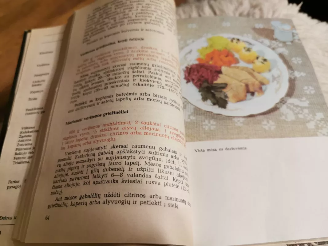 Mėsos ir grybų valgiai - S. Maso, O.  Relvė, knyga 3