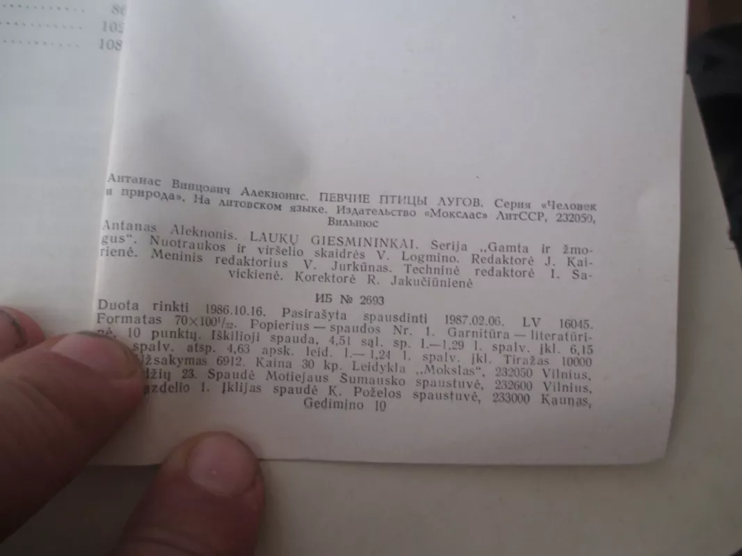 Laukų giesmininkai - Antanas Aleknonis, knyga 5