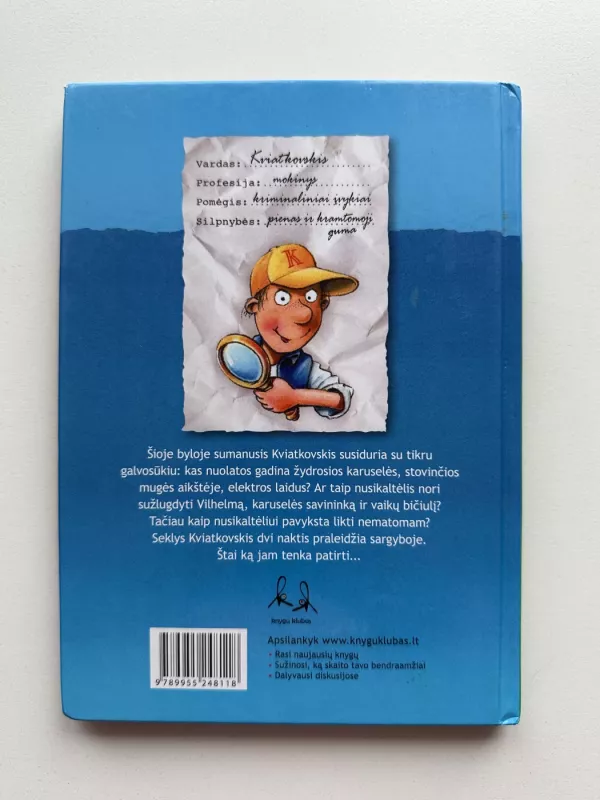 Seklys Kviatkovskis. Žydroji karuselė - Jurgen Banscherus, knyga 6