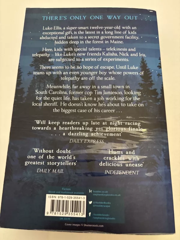 The Institute - Stephen King, knyga 3