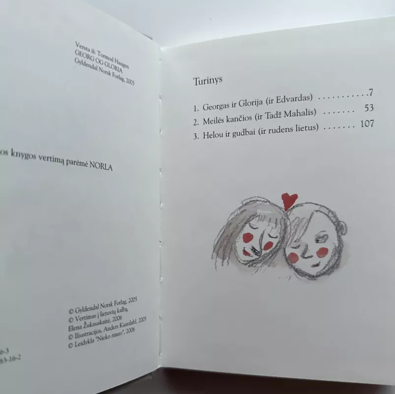 Georgas ir Glorija: pasakojimas apie meilę - Tormod Haugen, knyga 4