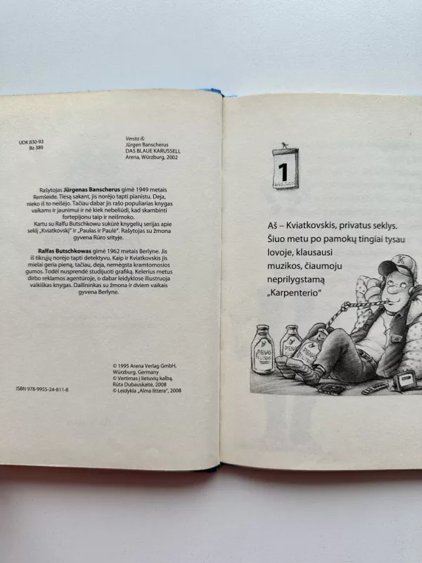 Seklys Kviatkovskis. Žydroji karuselė - Jurgen Banscherus, knyga 4