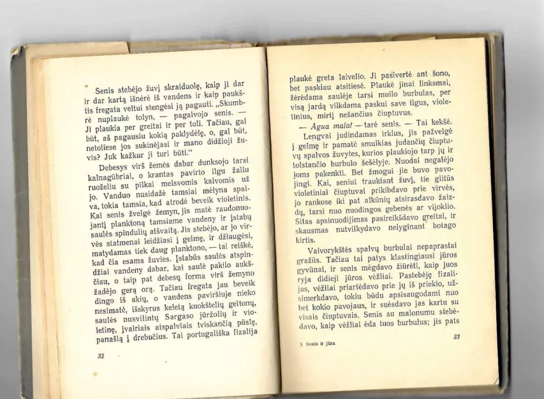 Senis ir jūra - Ernestas Hemingvėjus, knyga 3