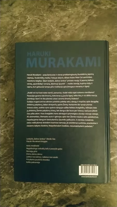 Mylimoji Sputnik - Haruki Murakami, knyga 3