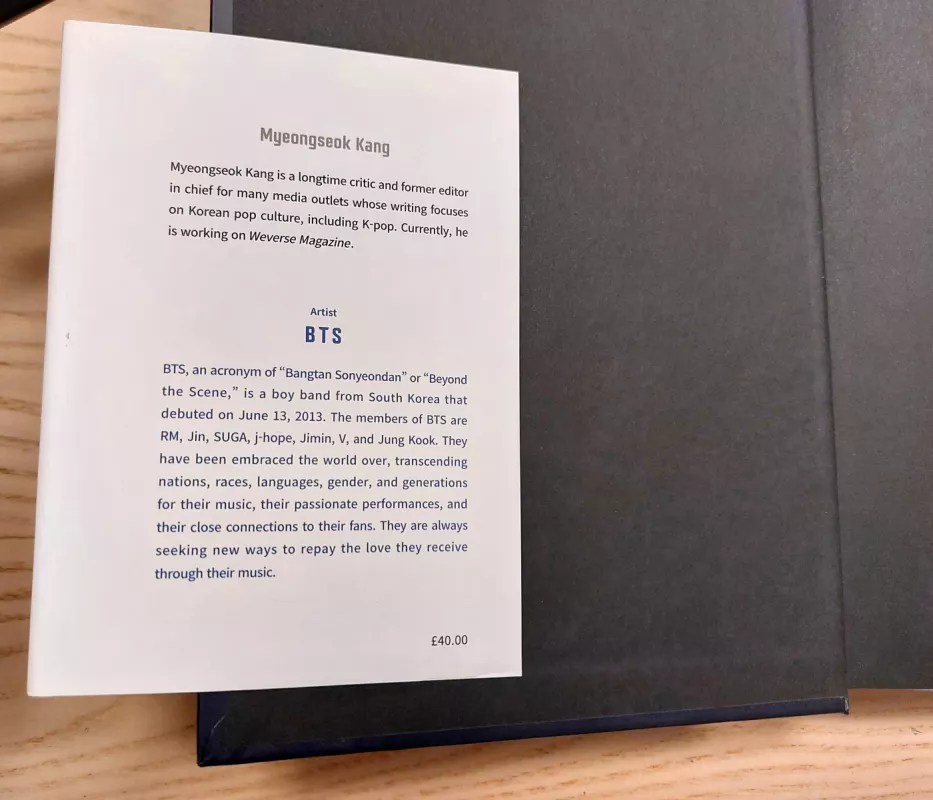 Beyond the Story: 10-Year Record of BTS - BTS, Myeongseok Kang, Anton Hur , knyga 3