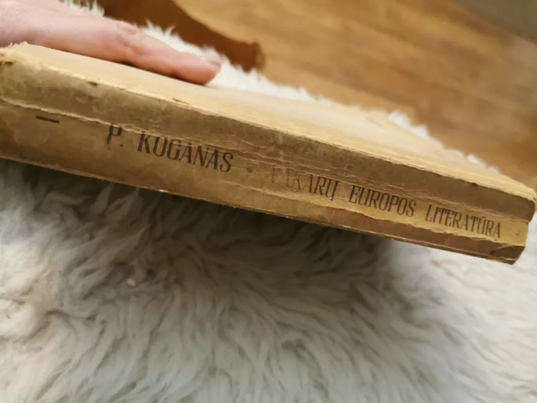 Vakarų Europos Literatūra I tomas - P. Koganas, knyga 3