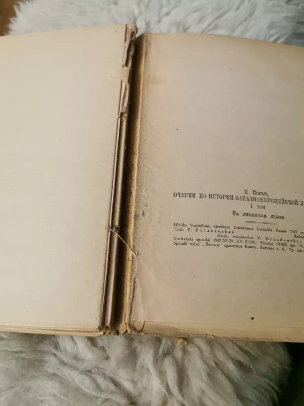 Vakarų Europos Literatūra I tomas - P. Koganas, knyga 5