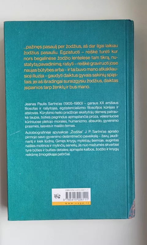 Žodžiai - Jean-Paul Sartre, knyga 3