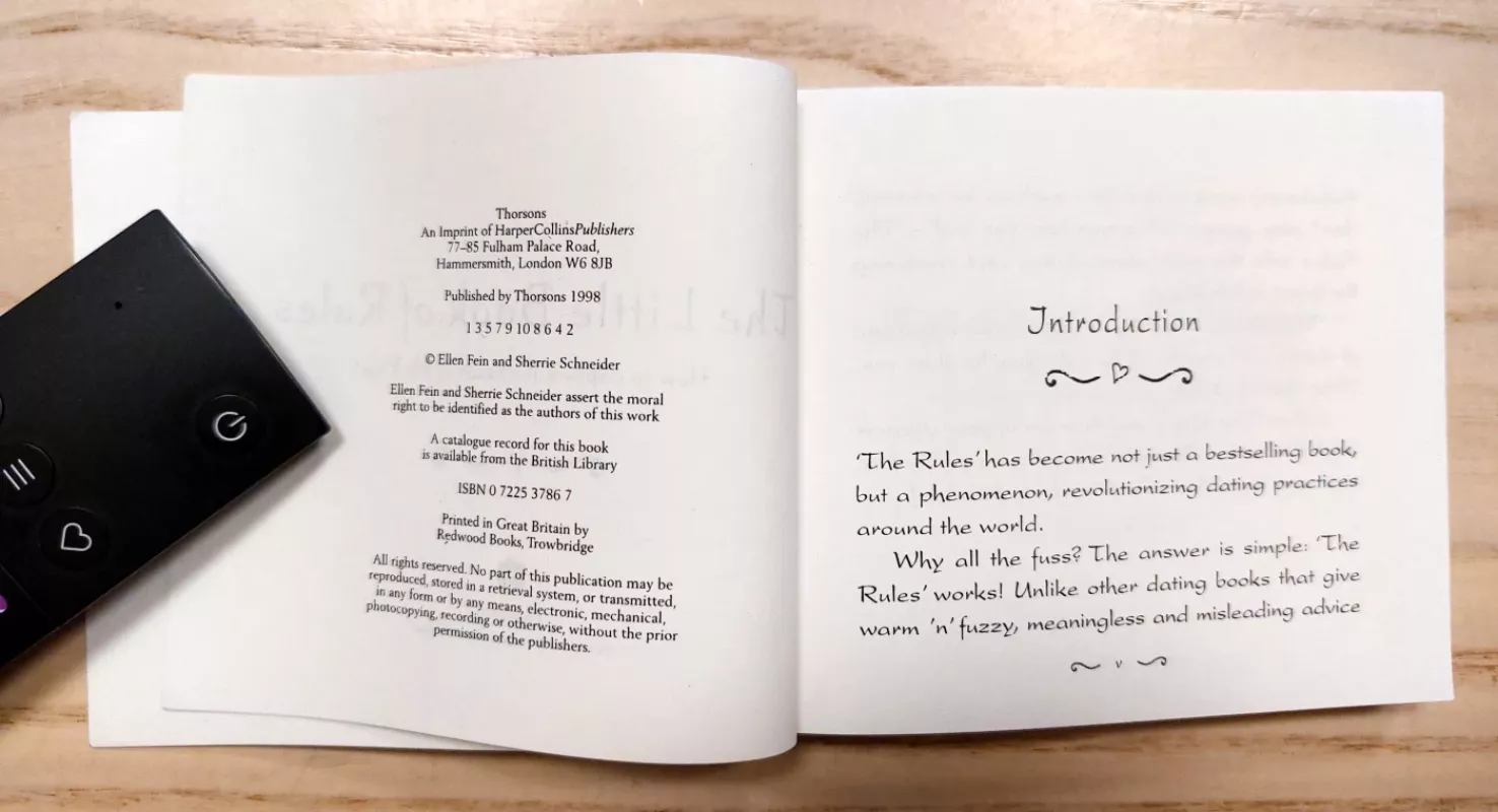 The Little Book of Rules: How to capture the heart of Mr Right - Ellen Fein, Sherrie  Schneider, knyga 4