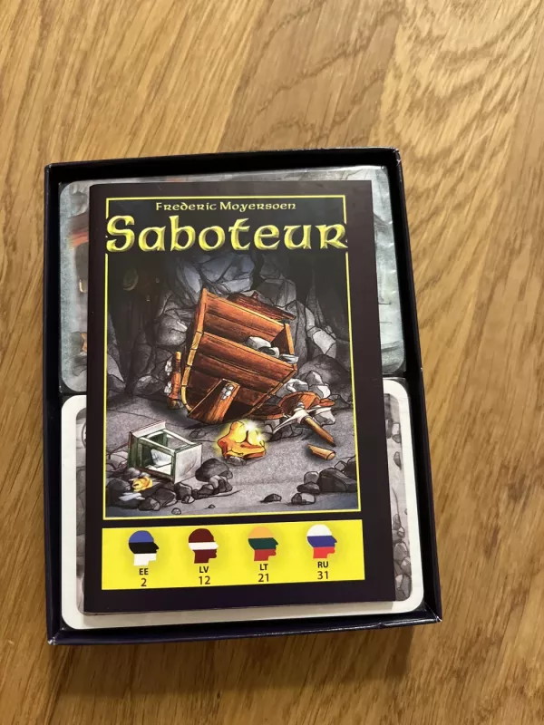 Saboteur - , stalo žaidimas 4