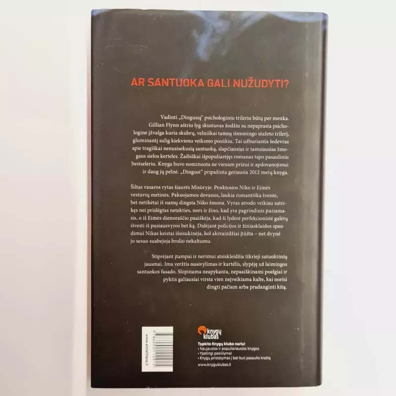 Dingusi - Gillian Flynn, knyga 4