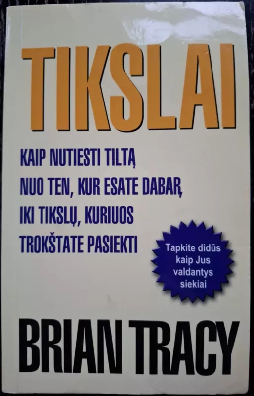 Tikslai - Brian Tracy, knyga