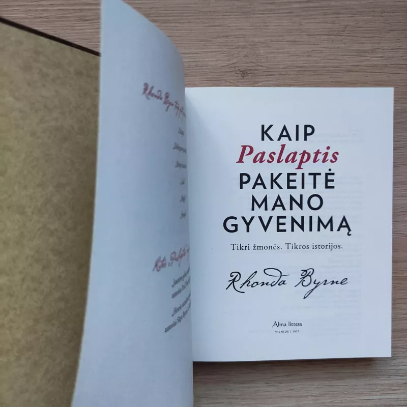 Kaip paslaptis pakeitė mano gyvenimą - Rhonda Byrne, knyga 6