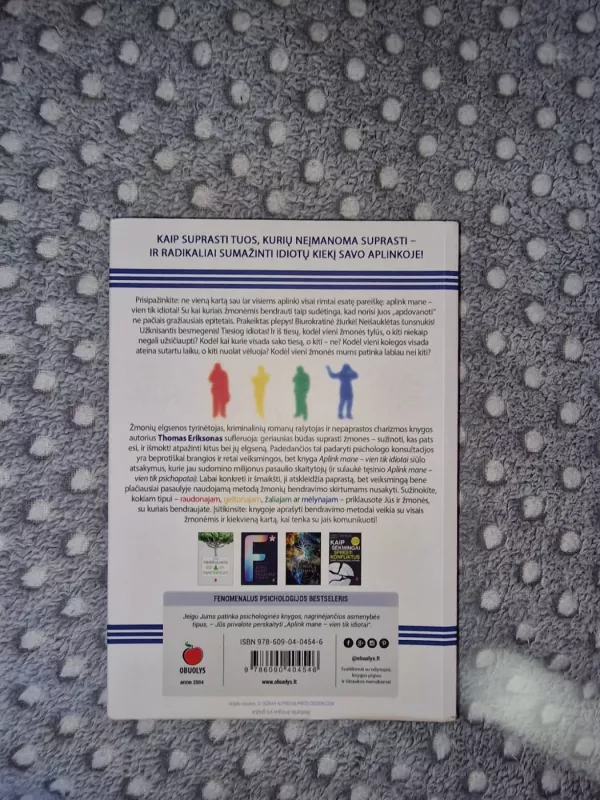 Aplink mane vien tik idiotai - Thomas Erikson, knyga 3